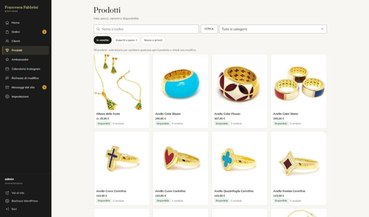 Prodotti e richieste