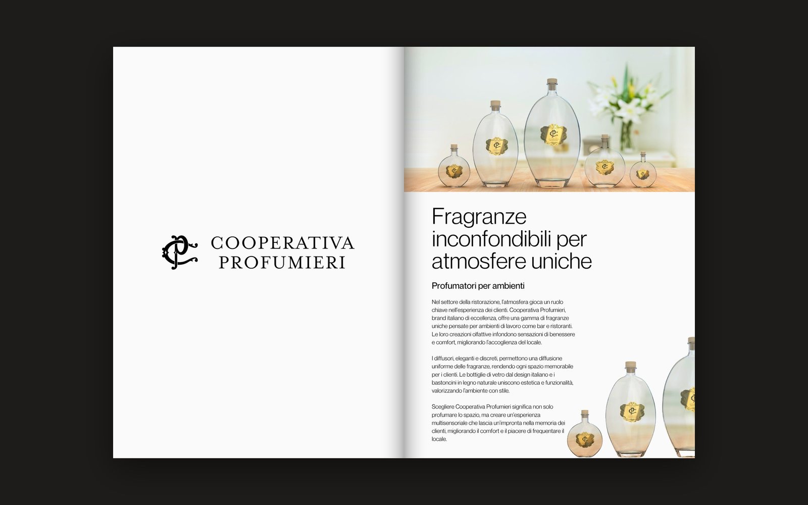 Sezione fragranze: apertura