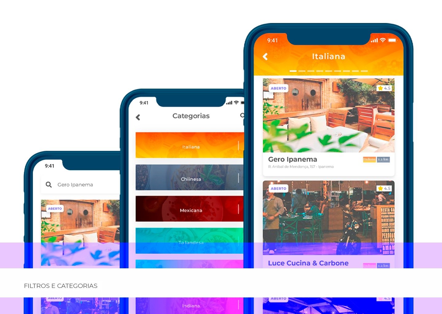 Reservin: categorie e filtri