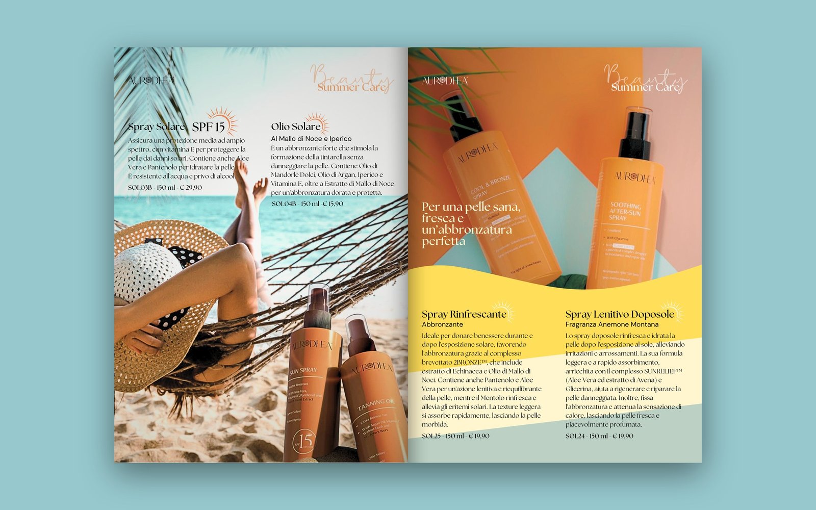 Catalogo Beauty Summer Care: solari e spray
