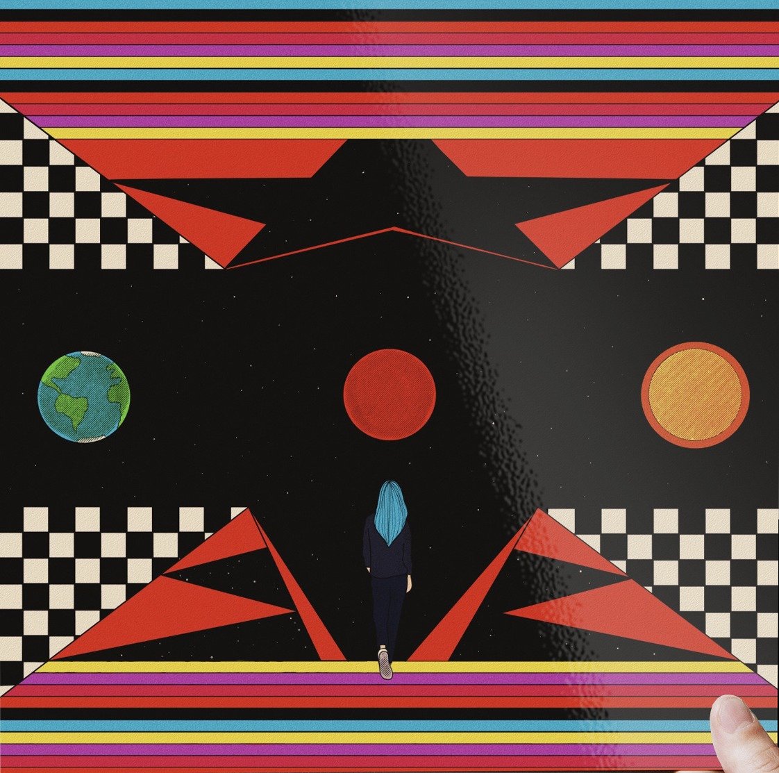 L’illustrazione completa della copertina